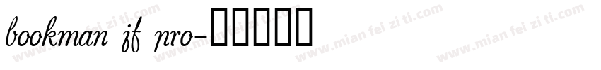 bookman jf pro字体转换